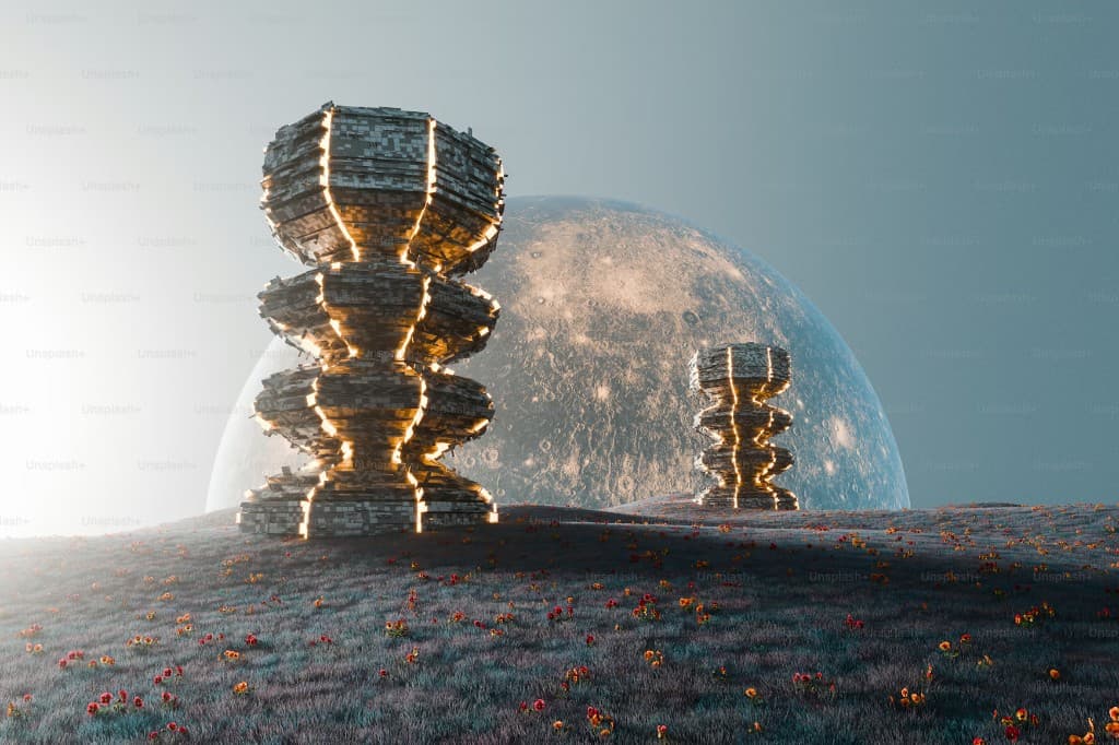 Lunar foundations concept art